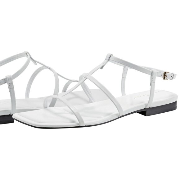 Marc Fisher Shoes - Marc Fisher White Marris Sandals